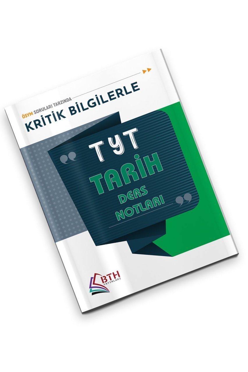 BTH Yayınları TYT Tarih Ders Notları