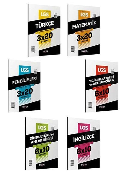 2024 1. Dönem LGS Tüm Dersler Deneme Seti Marka Yayınları