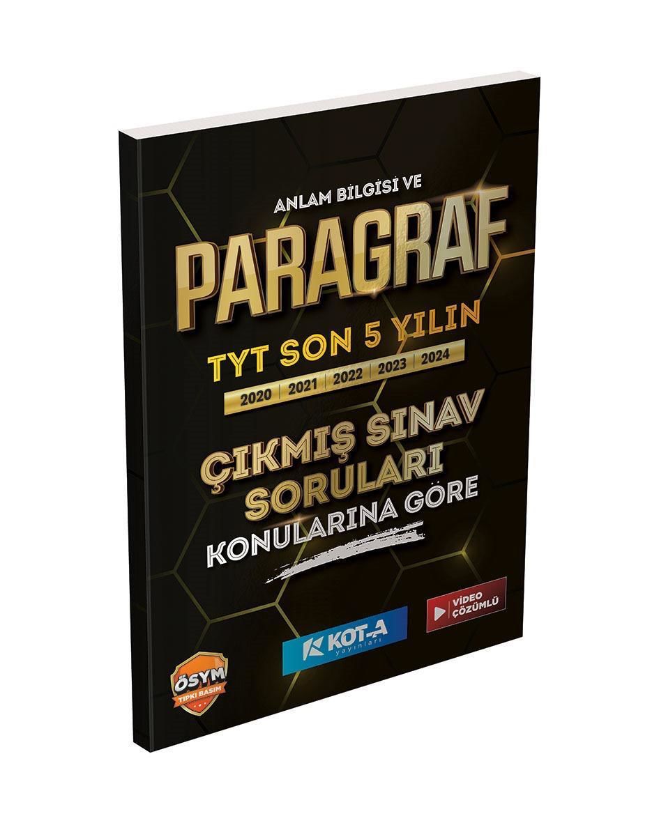 Kota Yayınları TYT Paragraf Çıkmış Sorular Son 5 Yıl
