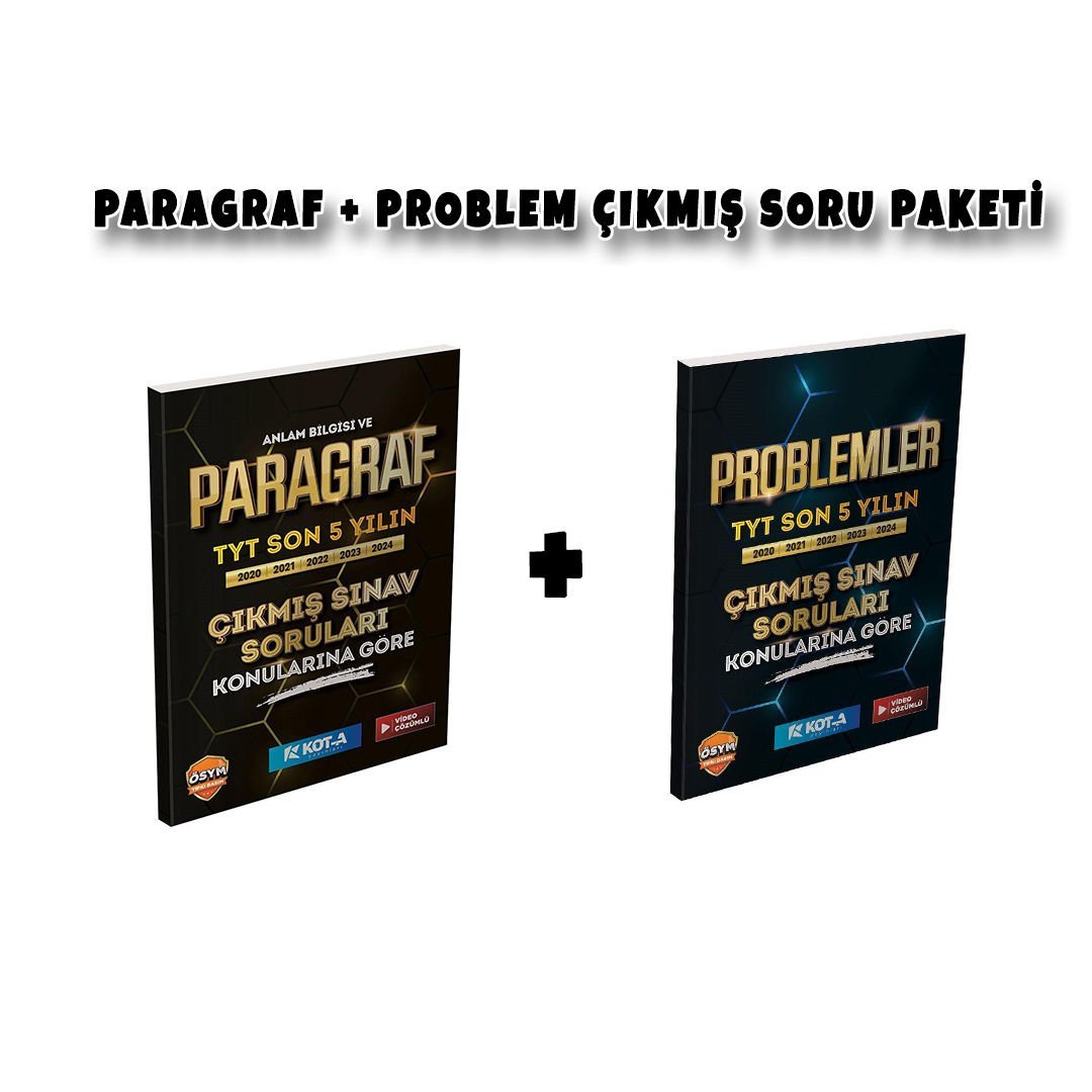 Paragraf + Problemler Son 5 Yıl Çıkmış Soru Paketi