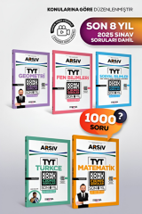 Marka Yayınları TYT Türkçe Matematik Geometri Fen Sosyal Son 8 Yıl Konu Konu Çıkmış Sorular