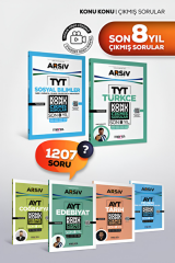 Marka Yayınları TYT+ AYT SÖZEL Son 8 YIL Çıkmış Sorular KONU KONU | Türkçe Tarih Coğrafya Sosyal Edebiyat Din Felsefe