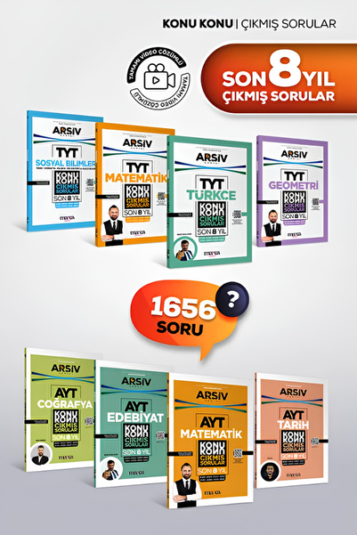 Marka Yayınları TYT AYT EA Son 8 Yıl Konu Konu Çıkmış Sorular/8 ürün