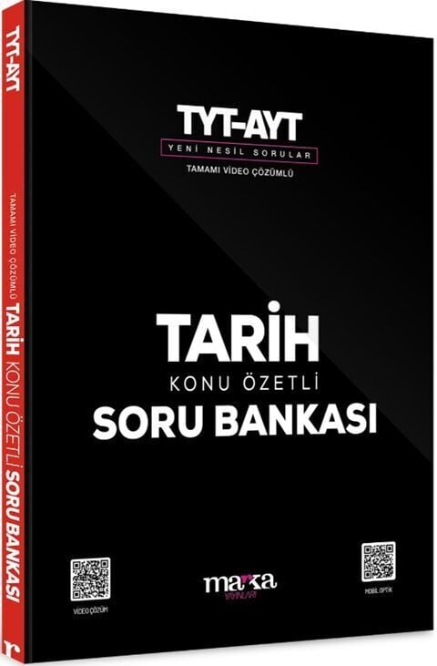 2027 TYT - AYT Tarih Konu Özetli Yeni Nesil Soru Bankası Tamamı Video Çözümlü Marka Yayınları