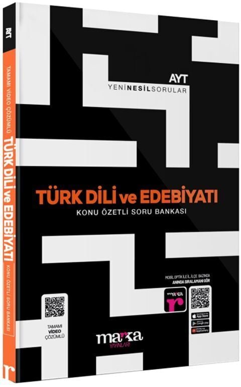 2027 AYT Türk Dili ve Edebiyatı Konu Özetli Yeni Nesil Soru Bankası Tamamı Video Çözümlü Marka Yayınları