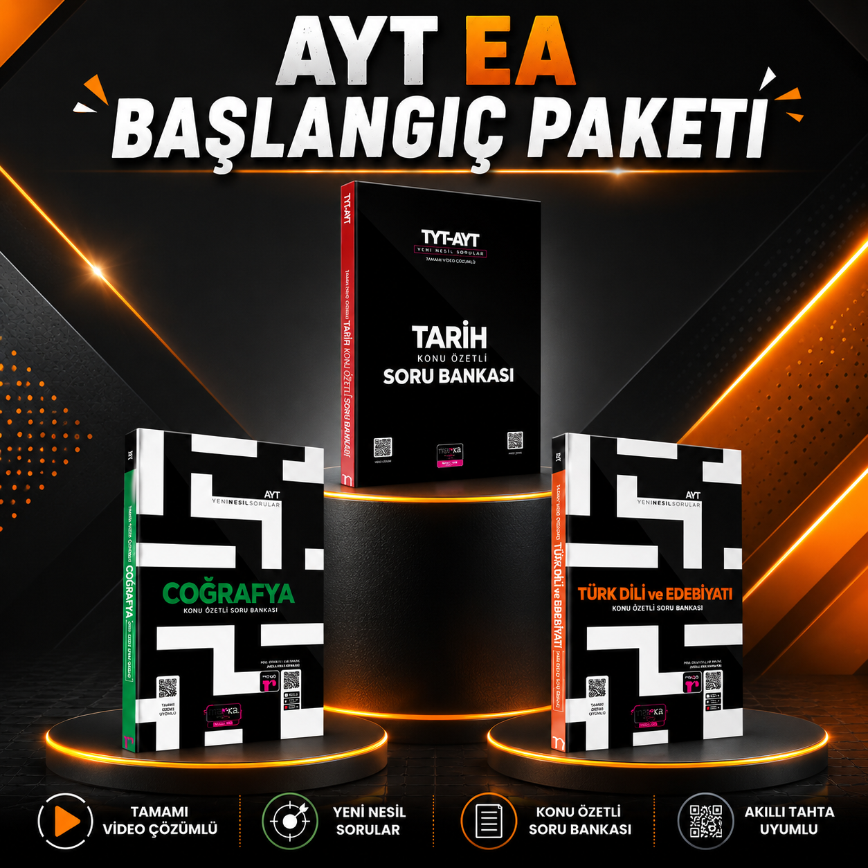 AYT EA BAŞLANGIÇ PAKETİ PREMIUM (Konu Özetli Soru Bankaları)