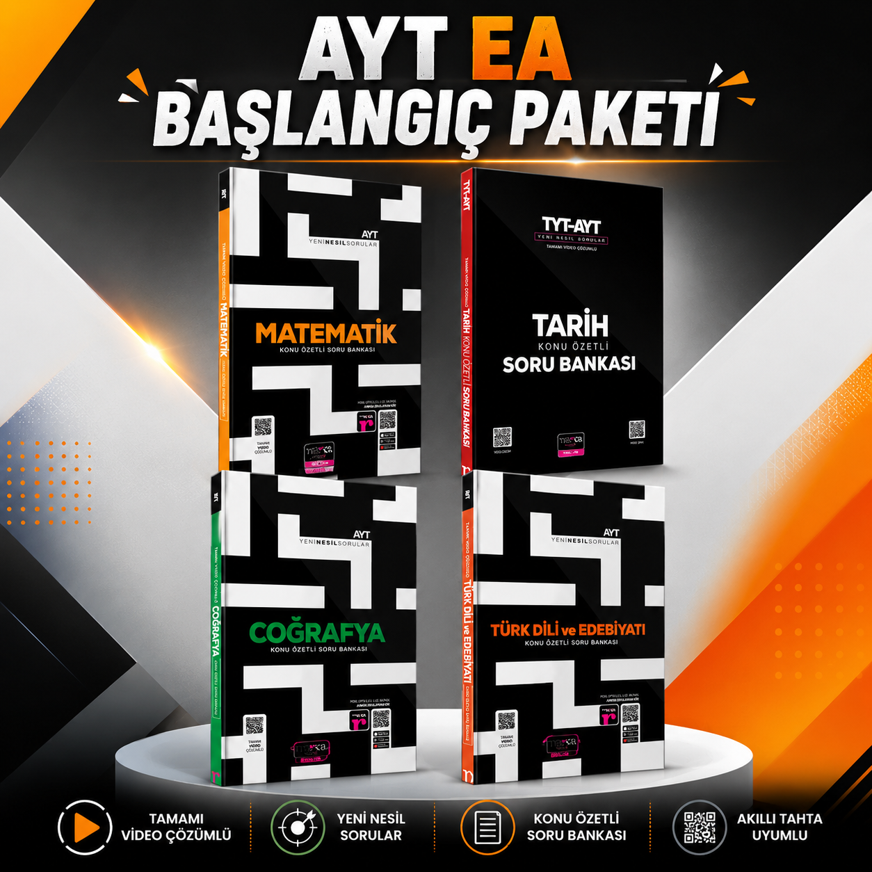 AYT EA BAŞLANGIÇ PAKETİ PREMIUM (Konu Özetli Soru Bankaları)
