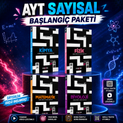 AYT SAYISAL BAŞLANGIÇ PAKETİ PREMIUM (Konu Özetli Soru Bankaları)
